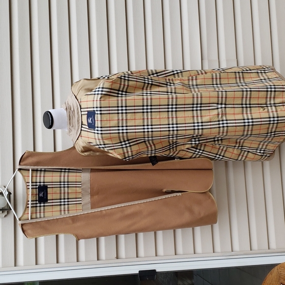 BURBERRY NOVA CHECK LINED REMOVABLE WOOL LINER CAR COAT TRENCH COAT - Picture 6 of 14